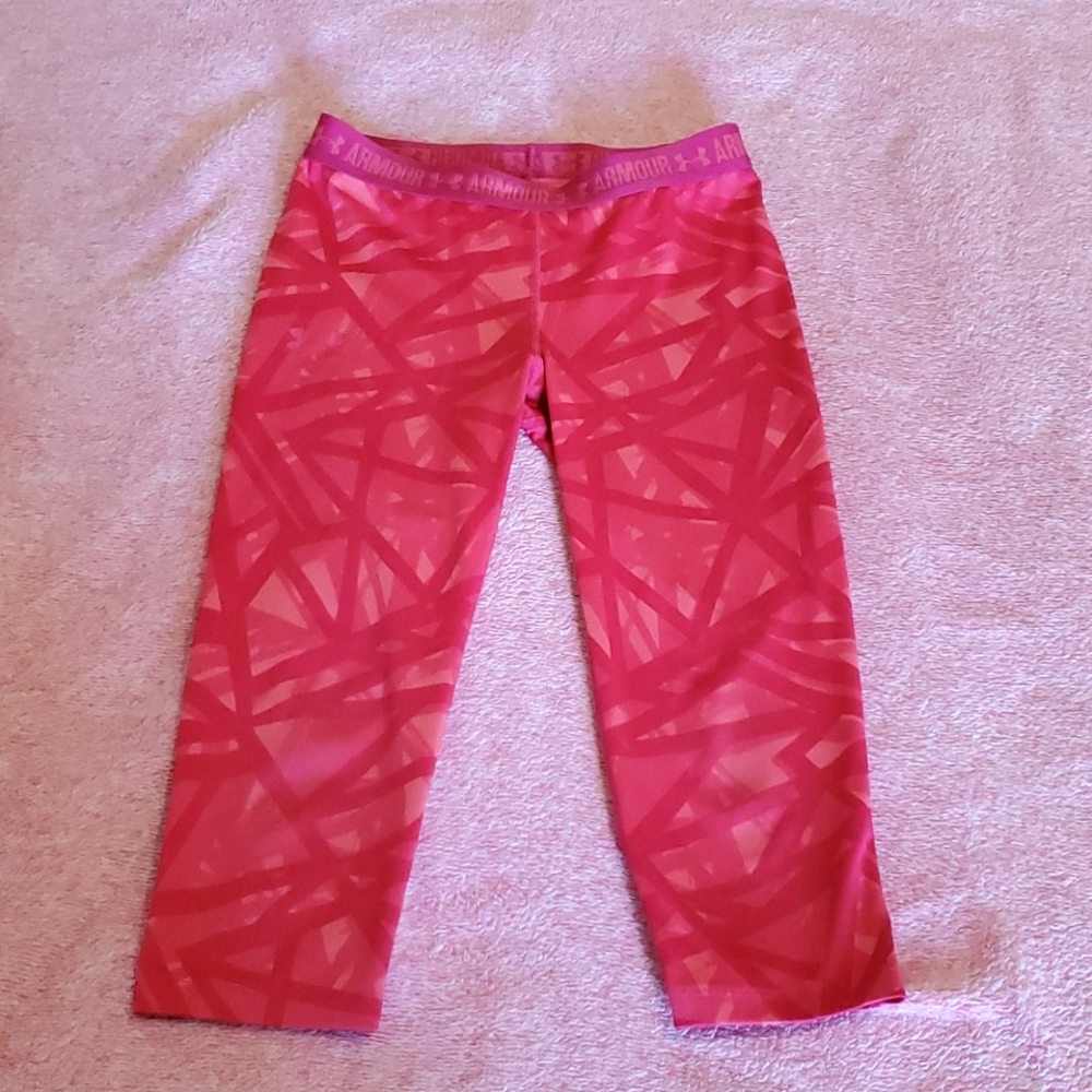 Under Armour Cropped Leggings - Size Youth/Medium